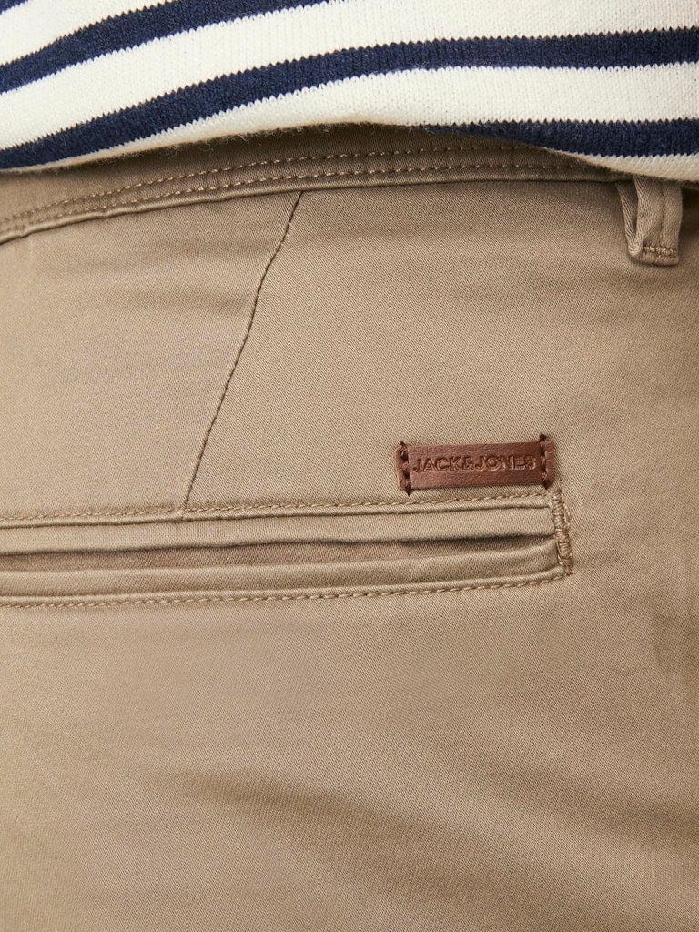 Pantalón Chino ajustado beige - JPSTMARCO JJBOWIE SA NOOS